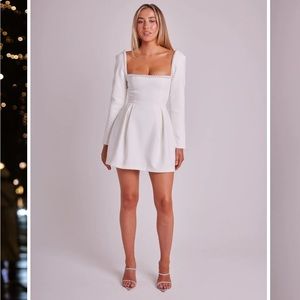 Odd muse London white pearl dress